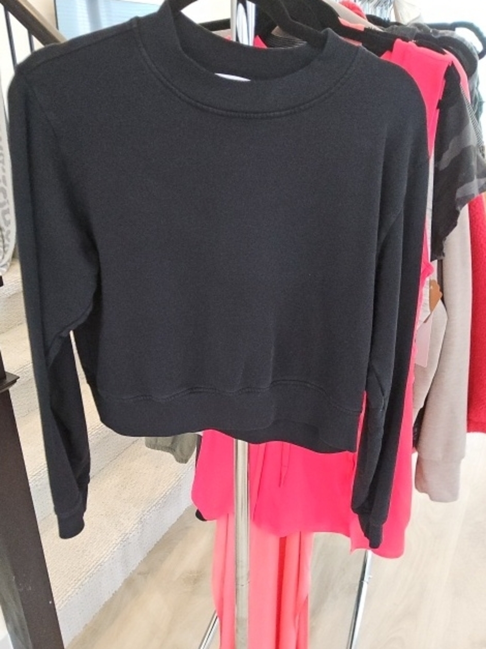 Cotton Citizen Black Crewneck Sweatshirt